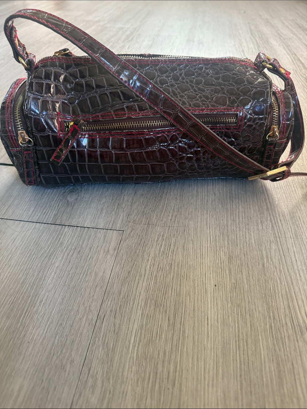 Crossbody Bag in Deep Wine